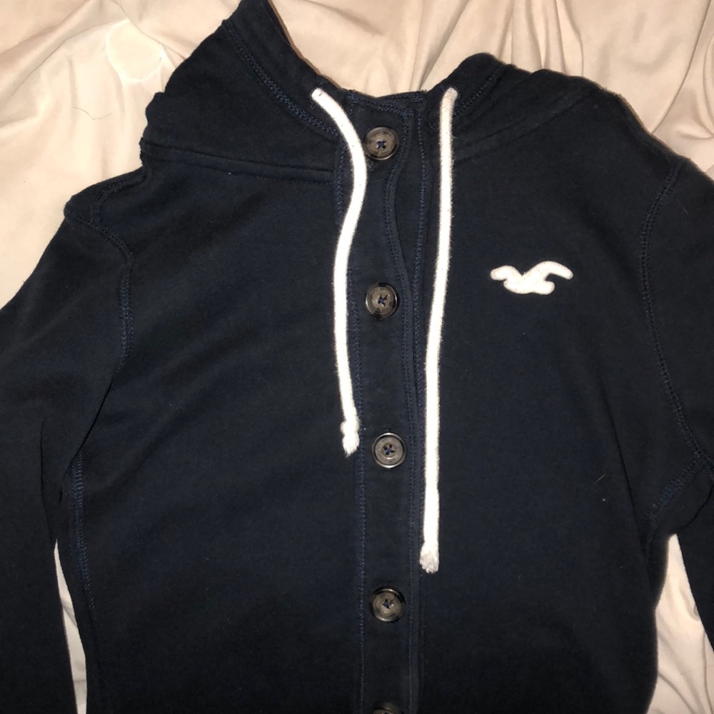 Navy blue hoodie
